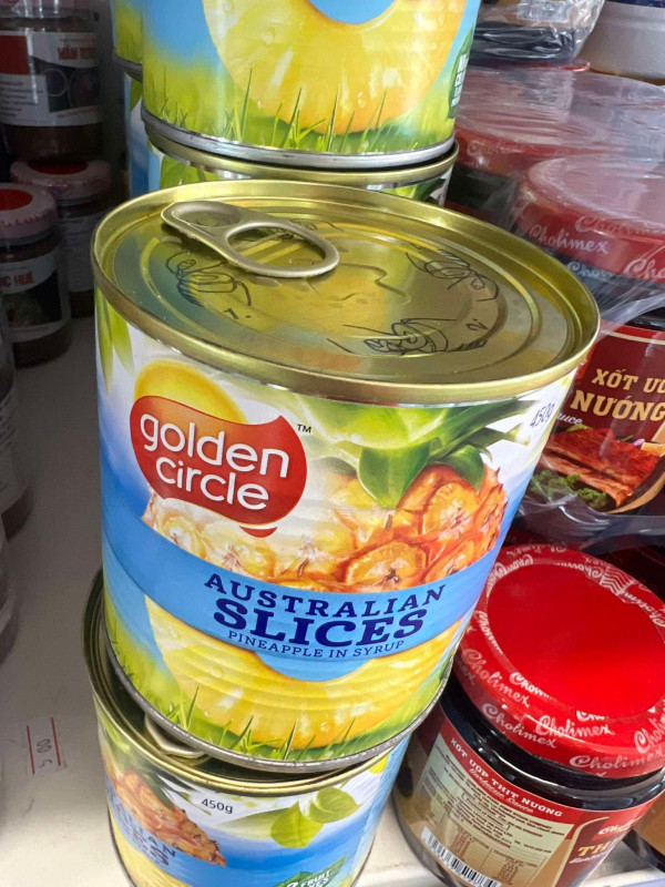 Thơm hộp 6.5$ 450g