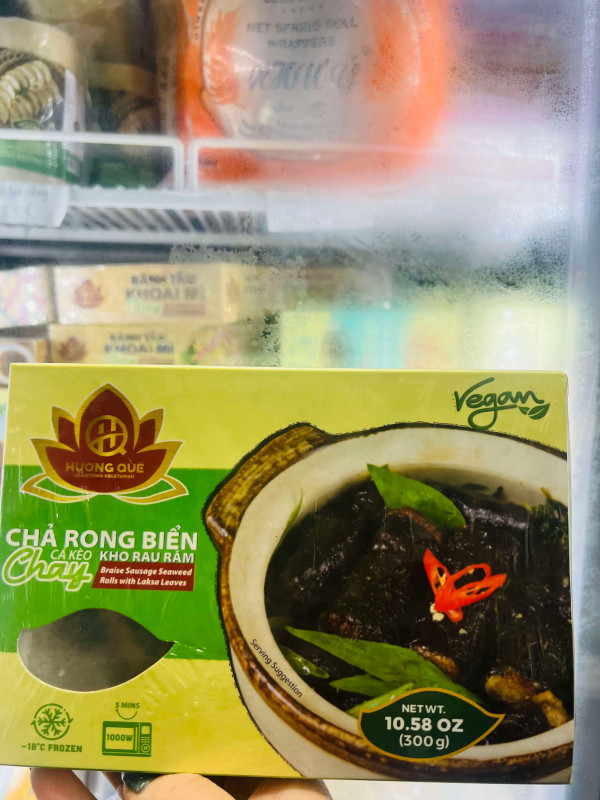 Chả rong biển cá kèo chay