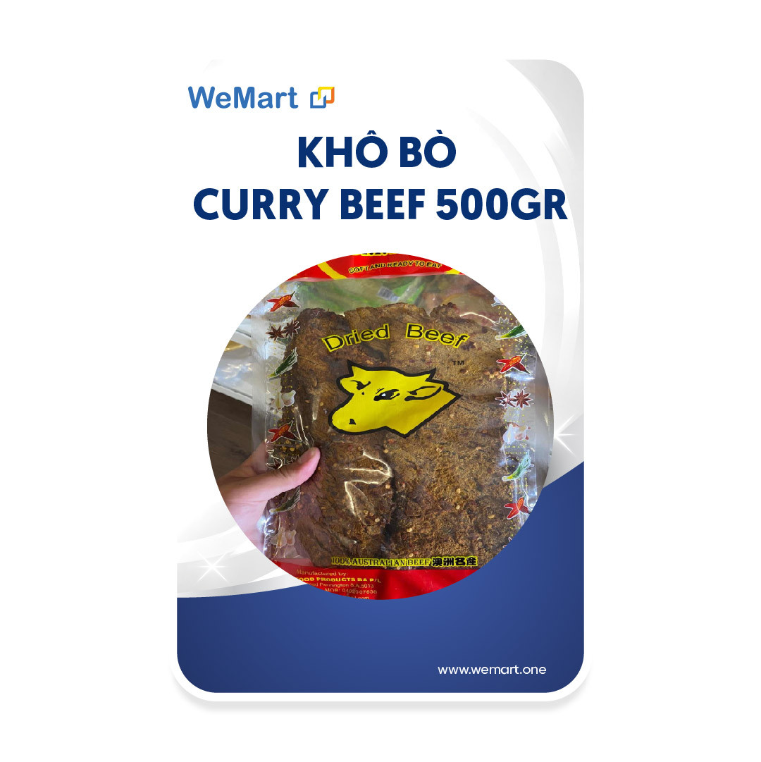 Khô bò Curry Beef 500gr
