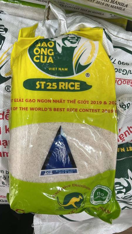 Gạo ông cua 5kg 21$
