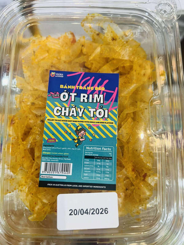 Bánh tráng trộn vuông 8$