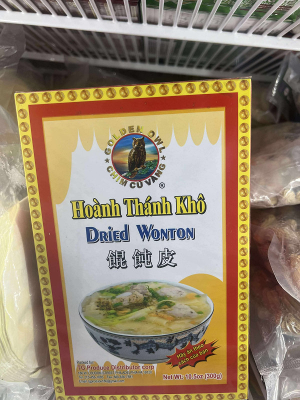 Hoành thánh khô 10$