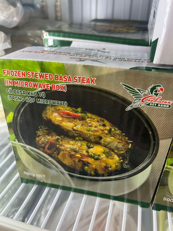 Cá basa kho tộ hộp 12$ 500g