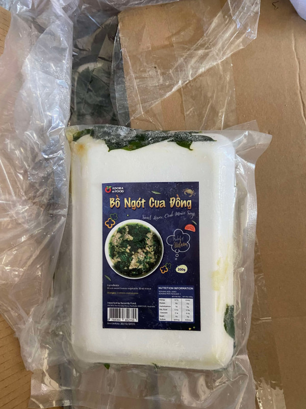 Bồ ngót cua đồng 8$