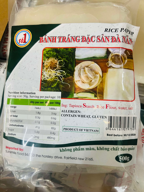 Bánh tráng cuốn dẻo Đà Nẵng