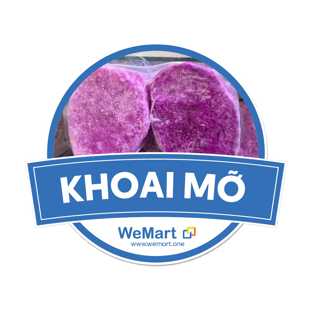 Khoai mỡ cắt miếng