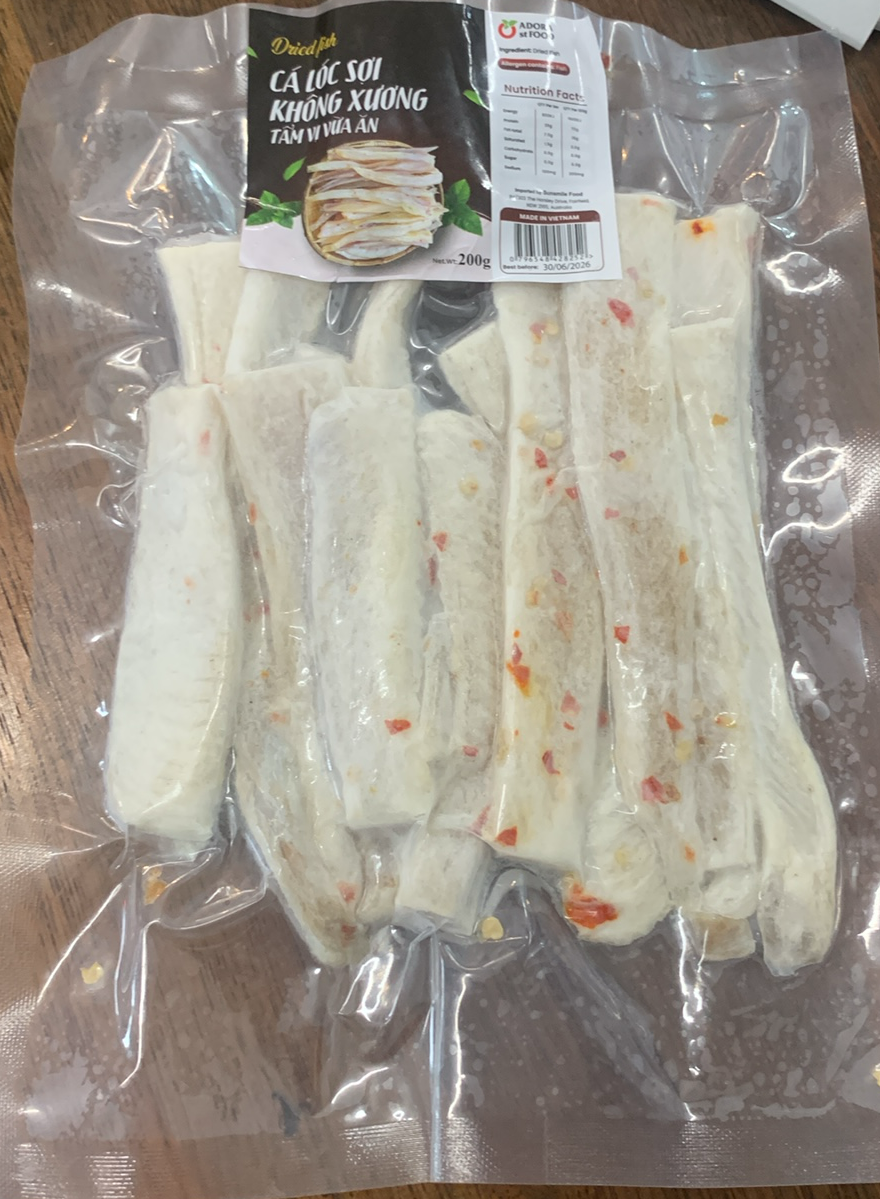 Khô cá lóc sợi 200g 15$